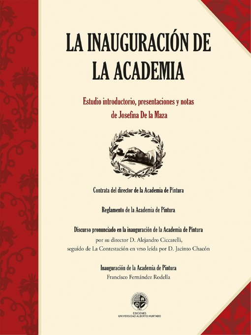 Title details for La inauguración de la Academia by Josefina de la Maza - Available